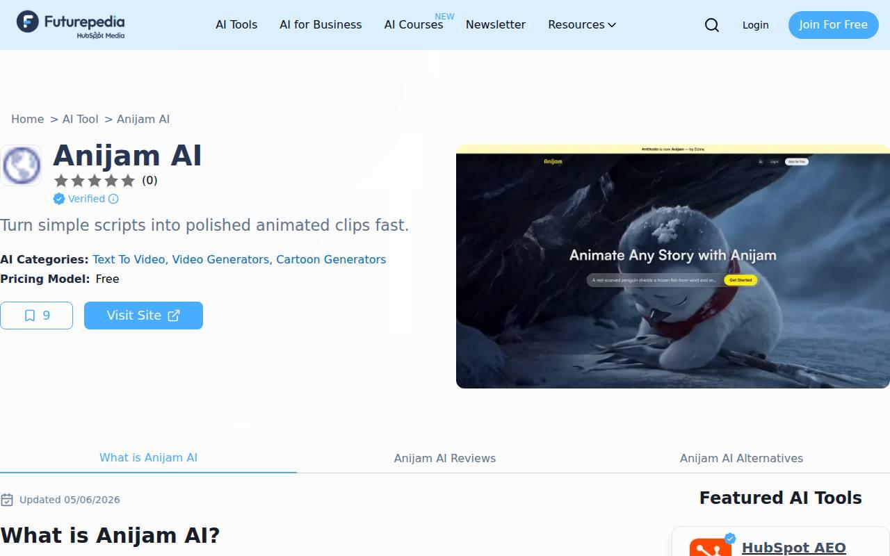 Anijam AI スクリーンショット