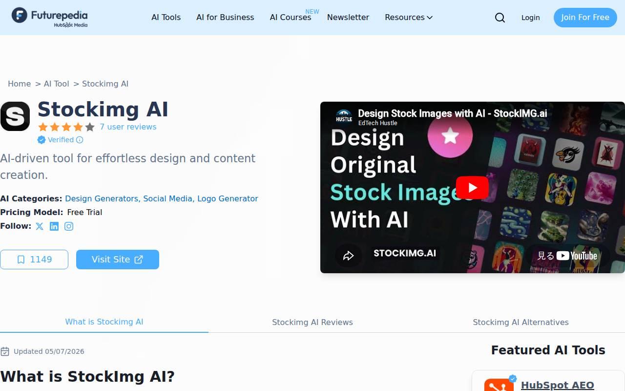 Stockimg AI スクリーンショット