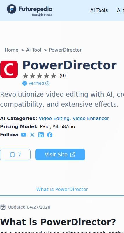 PowerDirector スクリーンショット1
