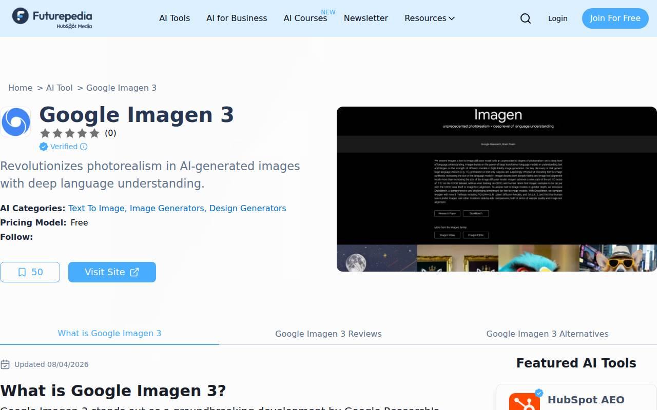 Google Imagen 3 スクリーンショット